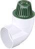 6 in. Atrium Grate, Green Plastic, Connects to 6 in. Spee-DBasin, 6 in. Drain Pipes and Fittings