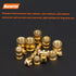 420 PCS M2 M3 M4 M5 Female Thread Knurled Nuts, Brass Threaded Insert Assortment Kit