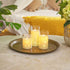 Set 3, Homemory Flickering Flameless Candles with String Lights, Battery Operated Candles, Embedded String Lights LED
