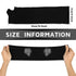 Zhanmai Cut Resistant Leg Sleeves Bite-Proof Protective for Welding, Lawn Mowing Guard Safety (Black, Heel Hole Style)