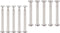 LBY 35 Sets M5 x 50mm Chicago Screws Assortment Kit - Binding Screw Posts for Leather Saddles, Purses, Belt Repair -