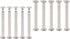 LBY 35 Sets M5 x 50mm Chicago Screws Assortment Kit - Binding Screw Posts for Leather Saddles, Purses, Belt Repair -
