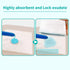 6" 6", 5 Pack Ourmed Silicone Foam Dressing with Border Adhesive - Large Absorbent Waterproof Bandage for Wound Care