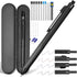 AUAUY 4 in 1 Multicolor Pen, Metal Cased Multifunction Pen, 0.5mm Mechanical Pencil, 38 PCS