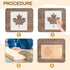 State of United States Router Templates, America Acrylic Router Inlay Template for Woodworking, Template Jig