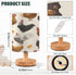 ALAZA Chicken Rooster Chick Hen Bedside Table Lamp with USB Port for Bedroom Nightstand Lamps Night Light Linen Fabric