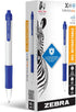Zebra Pen Sarasa Dry X20+ Retractable Gel Pen, Plastic Barrel, Medium Point, 0.7mm, Blue Ink, 12-Pack
