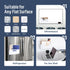 loukin Vertical File Folder Organizer, Wall Mount File Holder for Whiteboard, Refrigerator, Office, Mail, Documents