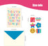 Jotique 48 Sets 4" 5.5" Thank You Cards with Envelopes and Stickers, Blank Inside Bright Design, x Bulk Appreciation
