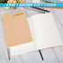 Notebooks College Ruled, Kraft Journals for Writing, Soft Cover for Women Men, 5.5" x 8.1"