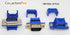PC Accessories Connectors Pro 10-Pack - 2.54mm DB9 Male IDC Crimp Connector for 1.27mm Flat Ribbon Cable