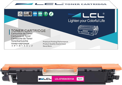 LCL Remanufactured Toner Cartridge for HP 130A CF353A 126A CE313A Compatible with MFP M176 M176FN M177 M177FW M176n