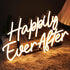 5V 15.75"X9.2" SYLHOME Happily Ever After LED Neon Light Sign Wedding Party Birthday Neon Art Wall Sign Decor USB