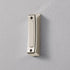 Heath Zenith Wired Push Doorbell Button, Satin Nickel, Surface Mount for Home Improvement
