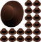 20 Pcs Coffee Color Self-Stick Kitchen Cabinet Knobs, Mini Adhesive Drawer Pulls for Cabinet, Dresser, Drawer