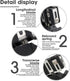 Coaxial Cable Stripping Cutter Tool, Coaxial Stripper and Cable Cutter Crimper, 3pcs Set
