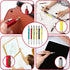 IANFAN 36 6 1 Pcs in Multitool Tech Tool Pen with Ruler, Level Gauge, Ballpoint Pen and Black Ink Refills, Stylus Pen