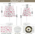 Kcldeci Cute Pink Bows Bedside Table Lamp for Bedroom Farmhouse Lamps for Living Room Night Light for End Table