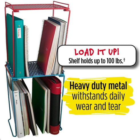 Five Star Locker Accessories - Extra Tall Locker Shelf, Holds up to 100 Lbs, Fits 12" Width Lockers, Lime