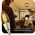 4.5W (40W Bulb, 2000K 5000K, 350 Globe Electric Wi-Fi Smart Equivalent) Straight Filament Tunable White Clear LED Light