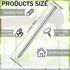 2 Pounds Box of 1-1/2 Inch Siding Nails, 304 Stainless Steel Roofing Nails for Wall and Hardware