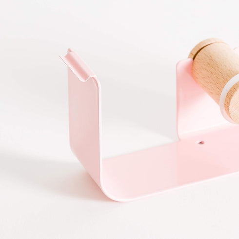 U Brands Metal Tape Dispenser, Desktop Accessory, Arc Collection, 1” Core, Pink, 3553A04-24 by U Brands