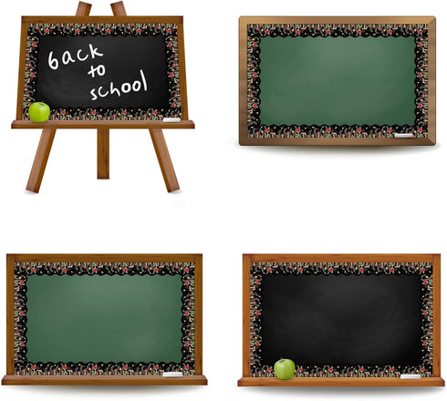 Whaline 32.8ft Mushroom Bulletin Board Borders - Woodland Mushroom Thicket Die-Cut Trim for Classroom Decor