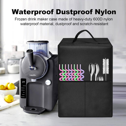 Frozen Margaritas,Frozen Slushie Machine Cover for GreenPan Frost Ice Cream Maker,Heavy Duty Waterproof Protective
