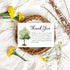 50Pcs FYSUIMU Funeral Thank You Cards Bulk Boxed Tree Sympathy Thank You Cards with Sticker Envelope Bereavement Card
