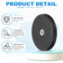 1.7" 19LBS 1/4"-20UNC MECCANIXITY Dia Rubber Coated Magnets, Anti-Scratch Flag Magnet Base with Female Threaded Studs