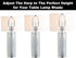 8 9 10 inch Adjustable Lamp Shade Holder Kit for Table & Floor Lamps, Heavy Duty Parts with 3/8 Standard Saddle