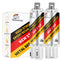 Metal Repair Glue, 2 Pack Professional Grade Heavy Duty for Metal, Plastics, Ceramics, High-Temperature Epoxy