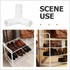 20pcs 3-way 11mm Closet SEWACC Storage Rack Connectors: Modular Shoe Rack Joints inner diameter connectors for Repair
