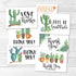 Hadley Designs 24 Cactus Thank You Cards with Envelopes, Bulk Housewarming, Wedding, Kids, Baby Shower, Graduation Notes