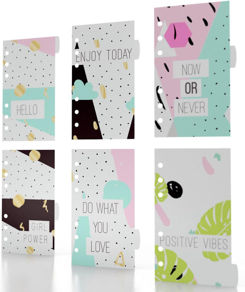 Discagenda Enjoy Today Polypropylene Planner - Personal Organizer Dividers (Ring Binding, Personal)