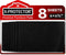 X-PROTECTOR Felt Furniture Pads, 8 PCS Heavy Duty Black 6” x 4 3/8” Sheets, Cut to Size Floor Protectors