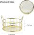 Gold Paper Clip Holder, Mesh Desk Accessories, Metal Dispenser Organizer for Small Office Supplies, 2PCS