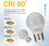 BlueStars A15 LED Refrigerator Light Bulb, 4W (40 Watt Equivalent), E26 Base, 5000K Daylight, 2-Pack