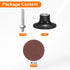 22pcs Set 2" 1/4" 80 HARFINGTON Quick Change Discs Roll Lock Sanding Discs with Shank Pad Holder Grit Surface