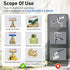 2 Pack 4 1.3-2.5" Outdoor Faucet Spigot Lock, Locks Water Hose Bibs Locks Outdoor with Metallic Stainless Steel Gate