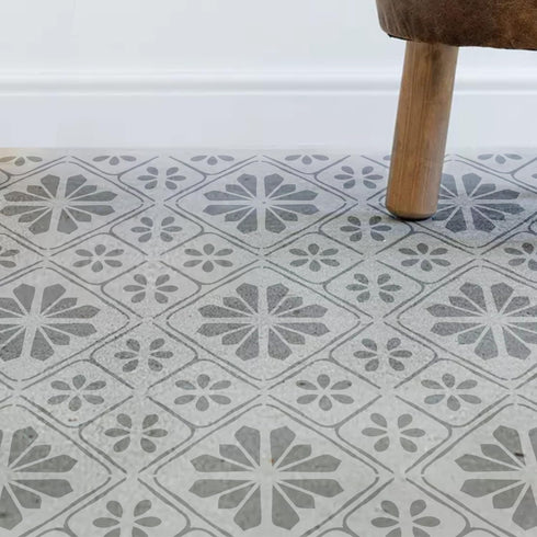 HELLATHUND 4Pcs Reusable Tile Stencils 12x12, Concrete Stencils for Patio, Large Stencils for Painting Floors, Wall Stencils for Painting (12x12inch) by Generic