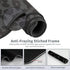 Large Gaming Mouse Pad with Coasters + Cable Clips, Black Leopard Print Extended Mousepad (31.5 x 11.8) with Stitched