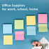 Sticky Notes 3x3 Inches Bulk, 28 Pack 2800 Sheets Colored Self-Stick Pads for Office, School, and Home