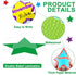 Happy Birthday Bulletin Board Set, Glitter Star Decorations with Confetti Cutouts for Classroom Birthday Calendar