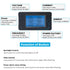 AC 80-260V 100A LCD Digital Display Multi-Function Power Monitor, Ammeter Voltmeter with Split Core Transformer