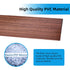 Floor Transition Strip, Self Adhesive Laminate Cover Strips, 1.57" Flat Vinyl for Tile and Wood Joins