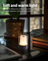4" 2 Pack, LED Mini Cordless Table Lamp Outdoor Waterproof Lamp, Rechargeable Battery Operated Lamp, Portable Touch