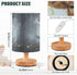 panksolu Highland Cow Baby Bedside Table Lamp with USB Port Nightstand Lamps Night Light Linen Fabric Shade Cylinder