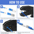 Qibaok 1500pcs Wire Connectors Insulated Electrical Wire Terminals Crimp Connector Kit