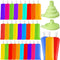 Hoolerry 600 Pcs Disposable Ice Lolly Bags Plastic Mold Ice Cream Bags